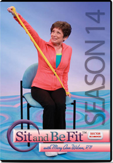 SEATED MIX CHAIR EXERCISE FOR SENIORS- 3 DVDs + 30 Exercise Segments +  Resistance Band. Most Comprehensive Chair Exercise DVD for Seniors  Available!